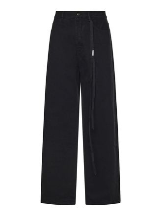 Ann Demeulemeester Flared Cotton Pants
