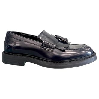 Doucal's Heren, Schoenen, Blauw, Maat: 42 1/2 EU Leer