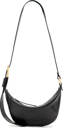 AllSaints Luna Leather Crossbody Bag in Black at Nordstrom