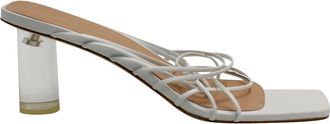 Rejina Pyo Strappy Zoe Sandals in White Leather