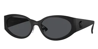 Versace VE2263 126187 Womens Sunglasses Black Size 56