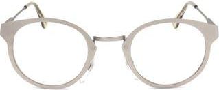 Retro Superfuture 54mm Round Reading Glasses in Silver at Nordstrom Rack