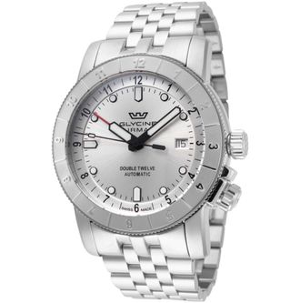 Glycine Mens Ariman Double Twelve 42mm Automatic Watch