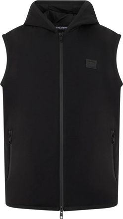 Dolce & Gabbana Huwelvest met rits - Heren - Bodywarmers - Zwart - L - Katoen - Jassen