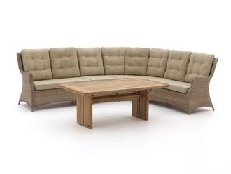 Intenso Furniture Intenso Milano/ROUGH-L dining loungeset 5-delig