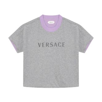 Versace Mujer, Camisetas, Gris, Talla: S