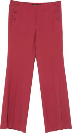 Luisa Cerano Broek met knoopdetail - Rood