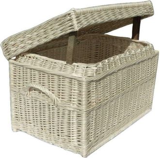 OEM Ba&uacute;l De Juguetes De Mimbre Color Crudo - 60 Cm