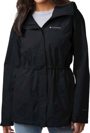 Columbia Hikebound Long Jacket In Black