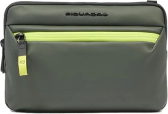 Piquadro Clutch voor i Pad mini - Heren - Tassen - Groen - ONE Size - Polyester - Tassen
