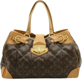 Louis Vuitton Pre-owned Vintage Canvas Handtas - Dames - Vintage Handtas - Bruin - ONE Size - Vintage