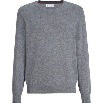 Brunello Cucinelli Cashmere sweater in Dark Grey at Nordstrom, Size 50 It