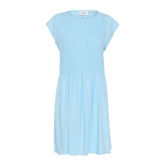 Saint Tropez Gisla SZ Jurk - Dames - Korte kleedjes - Blauw - S - Kleedjes