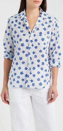 Frank & Eileen Eileen Relaxed Button-Up Shirt in Small Flowers Big Flowers at Nordstrom, Size X-Large
