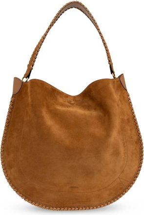 Isabel Marant Oskan Hobo Soft Bag - Dames - Schoudertassen - Bruin - ONE Size - Leer - Tassen