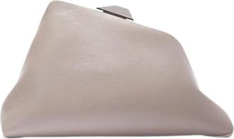 The Attico Day Off Schoudertas - Dames - Clutches - Beige - ONE Size - Leer - Tassen