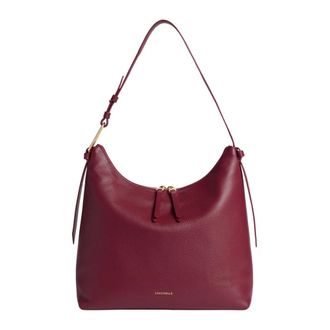 Coccinelle Malory Kleine Schoudertas - Dames - Schoudertassen - Bruin - ONE Size - Katoen - Tassen