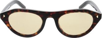 Prada Stijlvolle Zonnebril voor Trendy Look - unisex - Zonnebrillen - Bruin - ONE Size - Accessoires
