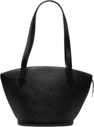 Louis Vuitton Pre-owned Vintage Tote Bag - Dames - Vintage Schoudertas - Zwart - ONE Size - Leer - Vintage