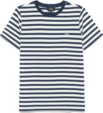 A.P.C. Tshirt Standard Apc Brode Raye