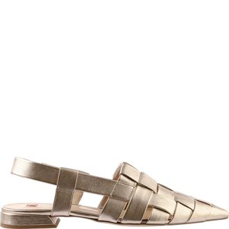 Högl Schoenen, Dames, Grijs, 40 1/2 EU, Zomer Sling Ballerina