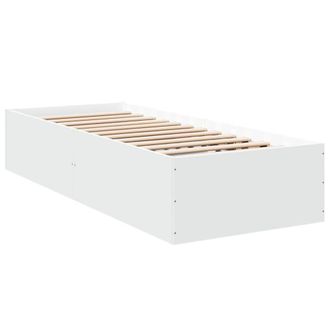 Berkfield Home Modern Bed Frame without Mattress White 90x200 cm