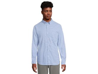 Vineyard Vines Tradewind Check Performance Cotton Shirt Mens Clothing Coastline : 2XL, Cotton/Nylon/Spandex