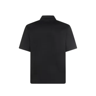Mackage Embroidered Logo Cotton Polo - Black