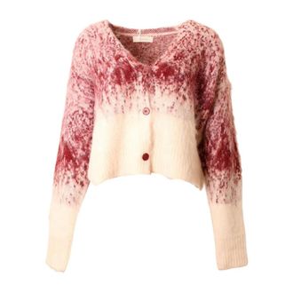 Am&eacute;lie & Am&eacute;lie C&aacute;rdigan Montevideo - Knitwear - Mujer - Rojo - ONE SIZE