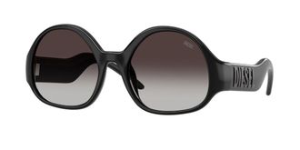 Diesel DL3022U 20018G Womens Sunglasses Black Size 55