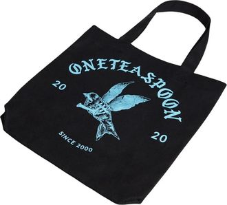 One Teaspoon Shopper Bag Met Logo - Dames - Shoppers - Zwart - ONE Size - Katoen - Tassen