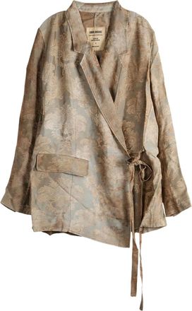 Uma Wang Blazer Khloe a portafoglio - Marrone