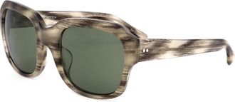 Linda Farrow DRIES VAN NOTEN DVN47 C8 Mens Sunglasses Grey Size 54
