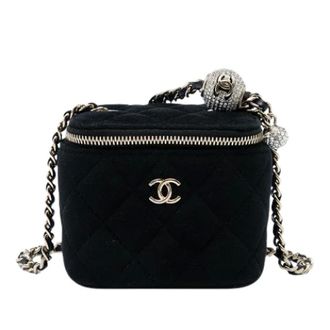 Chanel Pre-owned Vanity Bag - Dames - Pre-owned - Zwart - Maat: ONE Size Leer