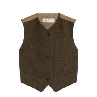 Max Mara Dames, Jassen, Bruin, Maat: M Katoen