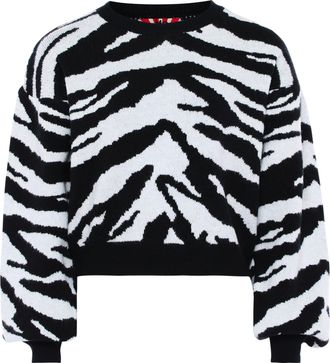 Mymo Jumper Dames zwart en wit