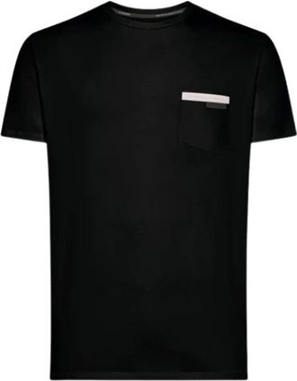 Roberto Ricci Design T-Shirts, male, Black, Size: 3XL Revo Pocket T-Shirt