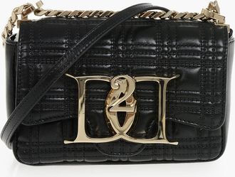 Dsquared2 Quilted Leather Bag with Chain Dsquared2