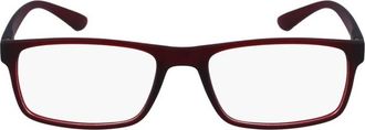 Calvin Klein Demo Rectangular Mens Eyeglasses CK19569 605 55