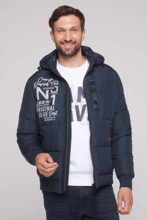 Camp David Steppjacke CAMP DAVID, Herren, Gr. 3XL, blau (blau navy), Steppware, Obermaterial: 100% Polyamid, bedruckt, regular fit taillenbedeckt, ohne Ausschnit