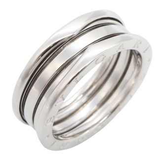 Bulgari Silver White Gold (18K) Band Ring (Pre-Owned)