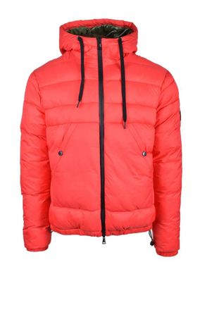 Kejo Red Quilted Polyamide Down Jacket