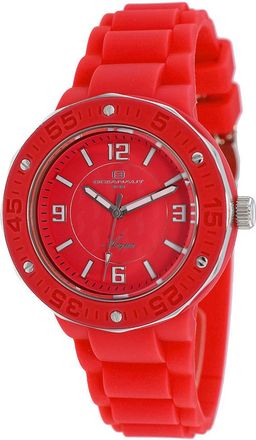 Oceanaut Womens Acqua Red Round 42mm