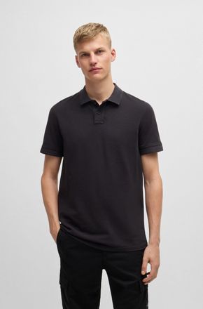Boss Orange by Hugo Boss Poloshirt BOSS ORANGE Prime, Herren, Gr. XXL, schwarz (001_schwarz), Jersey, Obermaterial: 100% Baumwolle, unifarben, regular fit h&uuml;ftlang, hoch gesch