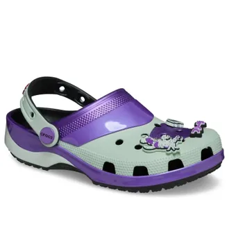 Crocs Classic 211202-90H Clogs Mens Green Purple Comfort Shoes JAX2146