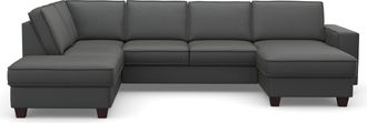 HOME AFFAIRE Wohnlandschaft »County U-Form« wahlweise Ottomane links oder rechts, mit Federkern-Polsterung