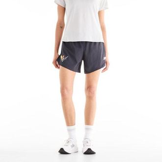 New Balance Donna Valencia Marathon RC Essential Short 5 in Blu, Politessuto, Taglia M