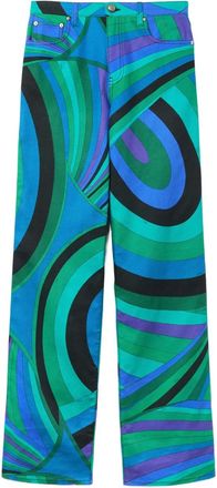 Pucci Pantaloni a gamba ampia - Verde