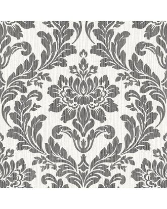Brewster Home Fashions Advantage Galois Black Damask Wallpaper
