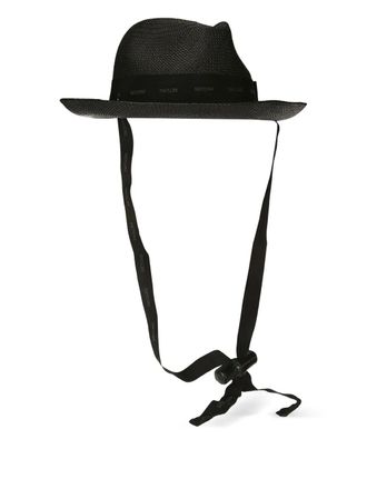 SETCHU raffia hat - Black